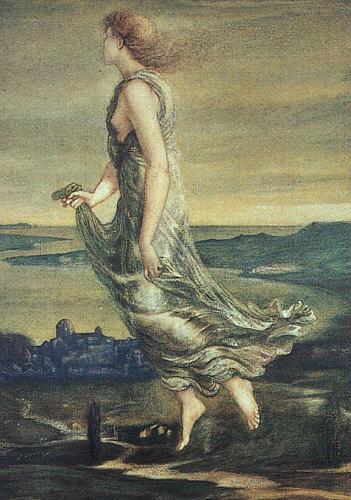 Burne-Jones, Sir Edward Coley Evening Star oil painting picture